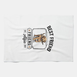 Linge De Cuisine Meilleur ami Alfie Conception amateur de chien de