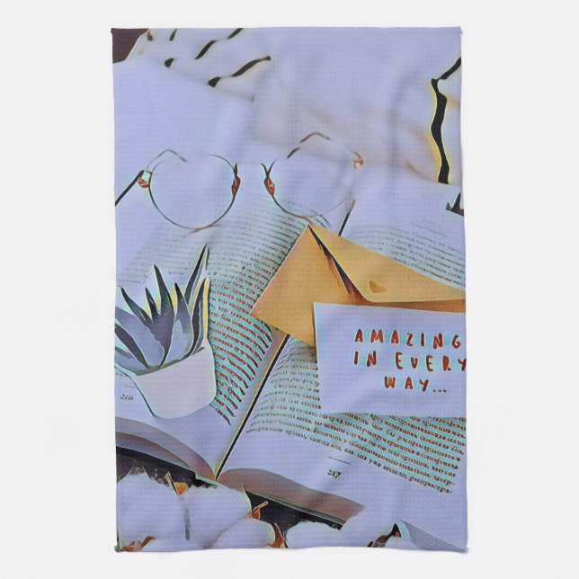 Linge De Cuisine Meilleur cadeau pour l'amateur de livres (Vertical)