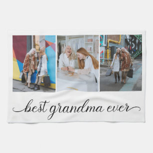 Linge De Cuisine Meilleur Collage photo de grand-mère Ever 3
