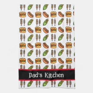 Linge De Cuisine Meilleur Papa Jamais Cute Barbecue Aliments