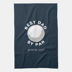 Linge De Cuisine Meilleur papa par par Fête des pères année personn