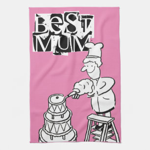 Linge De Cuisine Meilleure femme pâtissière Décor Géant Cuisine de