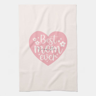 Linge De Cuisine Meilleure maman jamais - Coeur