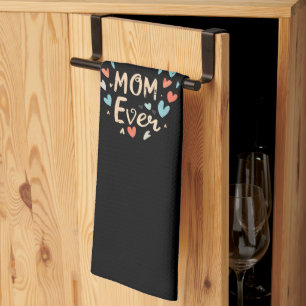 Linge De Cuisine Meilleure maman jamais couleur noire