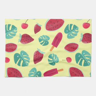Linge De Cuisine Melon coloré