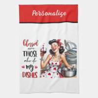 Ménagère Glamour Rétro 50s Humour Sarcastique Drôl