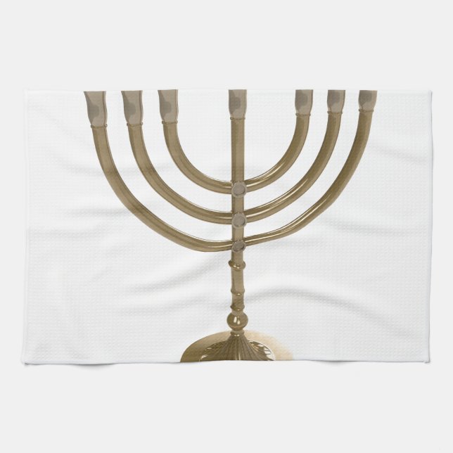 Linge De Cuisine menorah or (Horizontal)