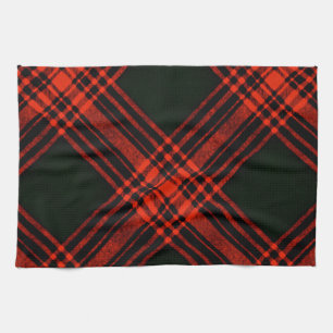 Linge De Cuisine Menzies Chasse Antique Tartan Plaid Scottish