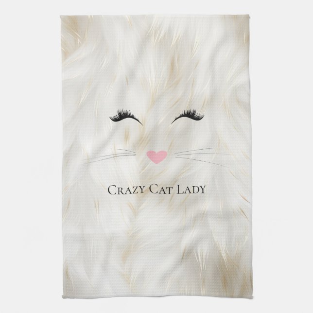 Linge De Cuisine Meow Crazy Cat Lady (Vertical)