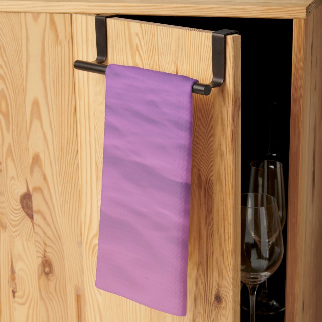 Linge De Cuisine Mer Rose Et Violet (Pliage en tiers)