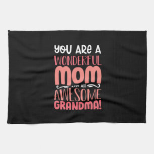 Linge De Cuisine Mère cadeau Fière Maman Merveilleuse Anniversair