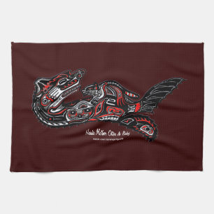 Linge De Cuisine Mère Otter & bébé Haida Art Cuisine Tea-Towne