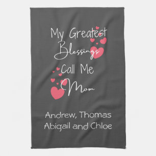 Linge De Cuisine Mes plus grandes bénédictions Appelez-moi Maman, C