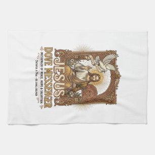 Linge De Cuisine Messager Jésus Colombe Messager Jésus Colombe Chré