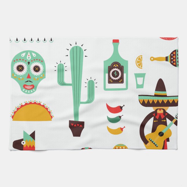 Linge De Cuisine mexican mariachi (Horizontal)