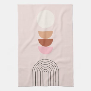 Linge De Cuisine Mi-Siècle Moderne 08 Arch Blush Rose