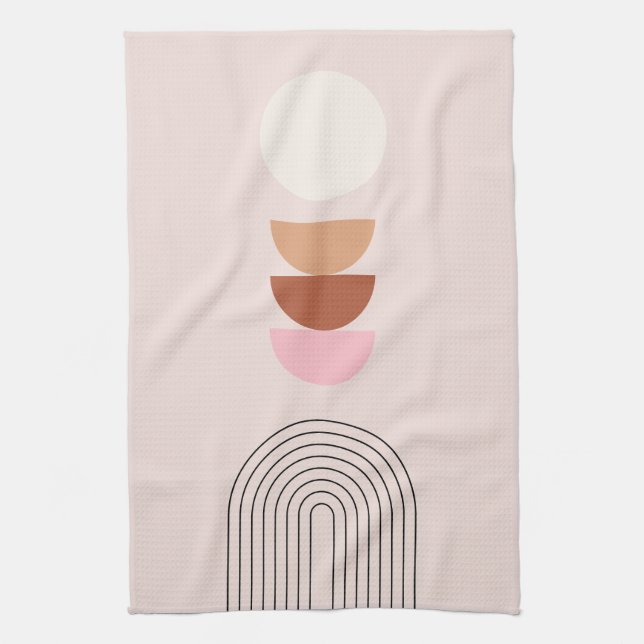 Linge De Cuisine Mi-Siècle Moderne 08 Arch Blush Rose (Vertical)