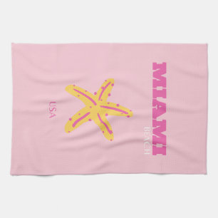 Linge De Cuisine Miami Beach, Miami Travel Art, Preppy Room, Rose