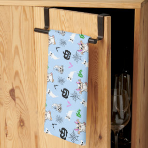 Linge De Cuisine Mignon fantôme Français Bulldog chauve-souris citr