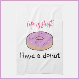 Linge De Cuisine Mignonne Avoir Une Donut