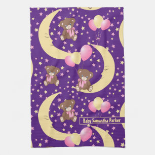 Linge De Cuisine Mignonne ours en peluche assis sur le Motif de la 