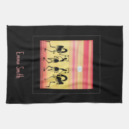 Linge De Cuisine Mignonne Sunny Day Pause danse