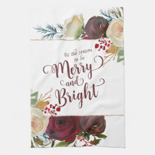 Linge De Cuisine Mistletoe Manor Noël Joyeux et Fêtes Lumineuses
