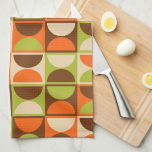 Linge De Cuisine Modèle abstrait géométrique moderne du milieu du s