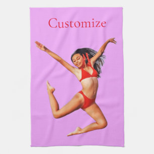 Linge De Cuisine Modèle Bikini de danse Thunder_Cove