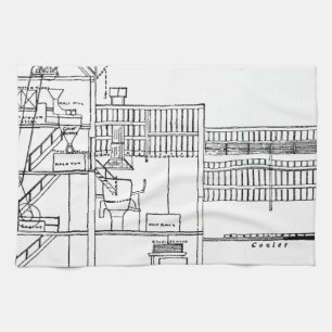 Linge De Cuisine Modèle de brasserie