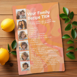 Linge De Cuisine Modèle de recettes pour la recette et les photos d