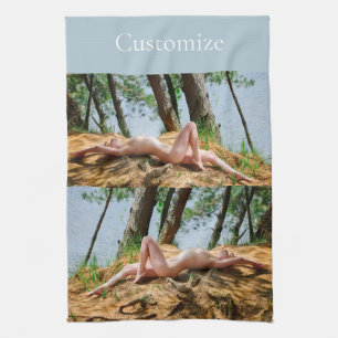 Linge De Cuisine Modèle féminin bronzage Thunder_Cove