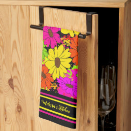 Linge De Cuisine Modèle floral