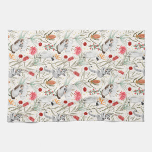 Linge De Cuisine Modèle Floral australien Koalas Possum Cockatoos