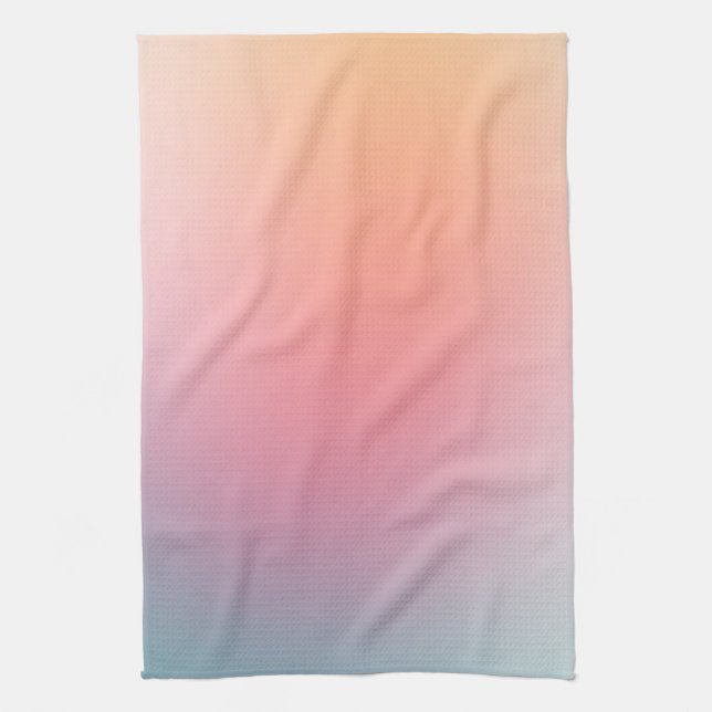 Linge De Cuisine Modèle tendance rose violet bleu vert jaune rose (Vertical)