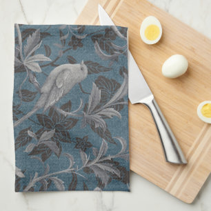 Linge De Cuisine Moderne Elégante Chinoiserie Motif Floral