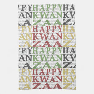 Linge De Cuisine Moderne Happy Kwanzaa