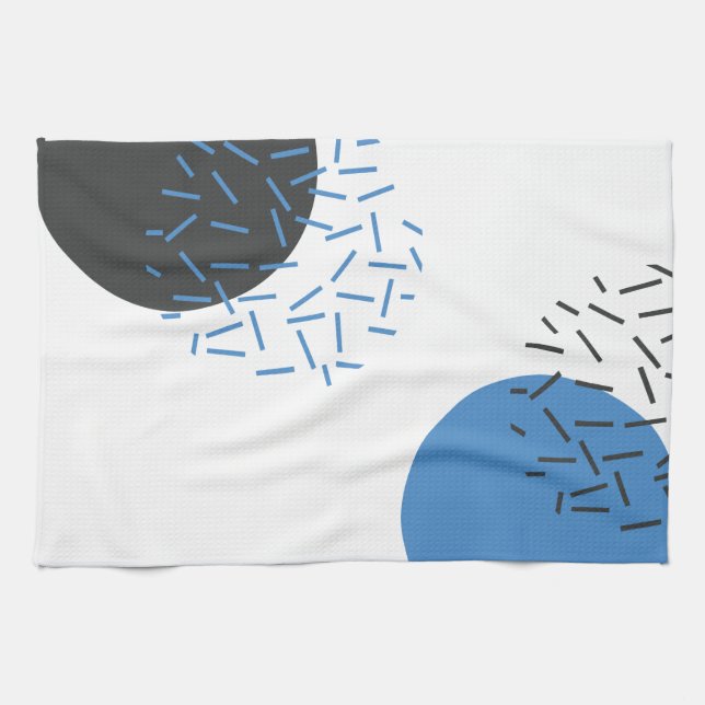 Linge De Cuisine Moderne, simple, cool, abstrait, motif graphique (Horizontal)