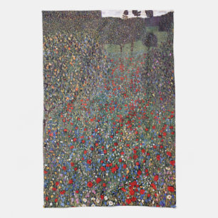 Linge De Cuisine Mohnfeld, Gustav Klimt