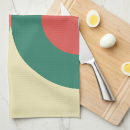 Linge De Cuisine Monnaie De Corail Moderne Du Milieu Du Siècle