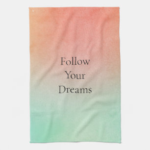 Linge De Cuisine Monnaie de pêche orange