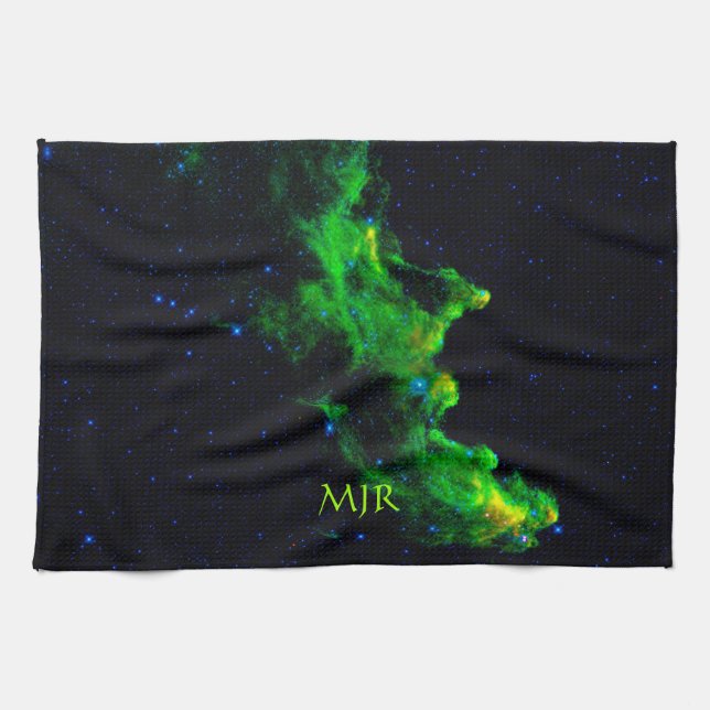 Linge De Cuisine Monogramme, Tête de sorcière Nebula image de l'esp (Horizontal)