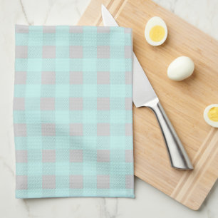 Linge De Cuisine Monogramme turquoise de la vache   à plaid de