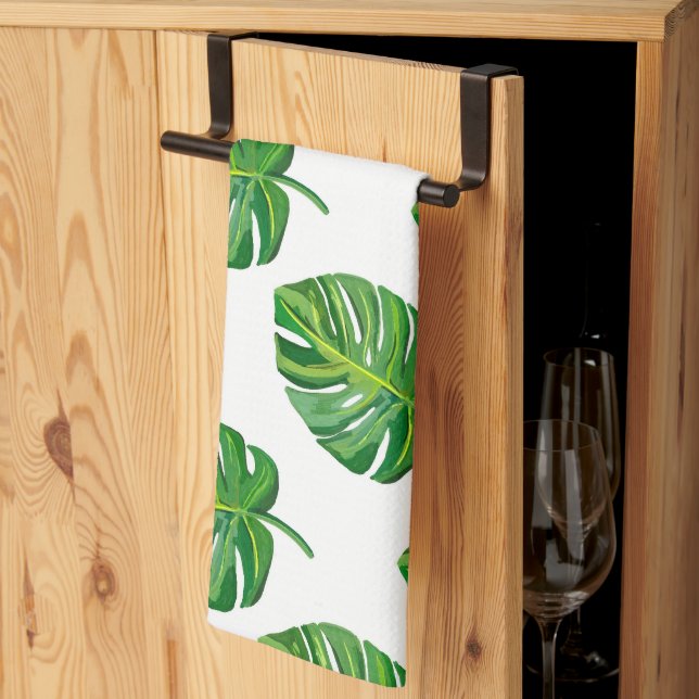 Linge De Cuisine Monstera (Pliage en tiers)