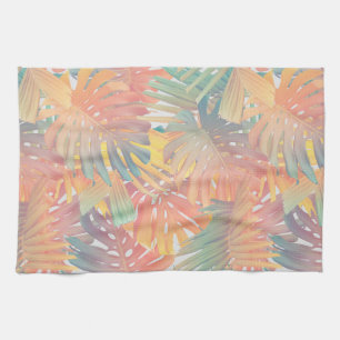 Linge De Cuisine Monstera Palm Jungle d'été 1