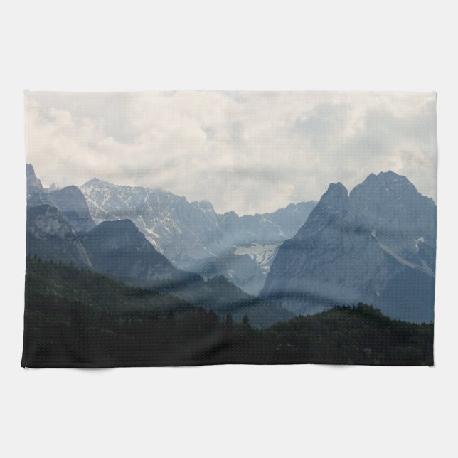 Linge De Cuisine Montagnes alpines Pays Nature Photo (Horizontal)