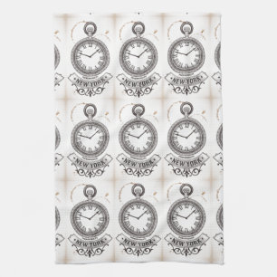 Linge De Cuisine Montre de poche New York