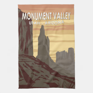 Linge De Cuisine Monument Valley Arizona Utah Vintage
