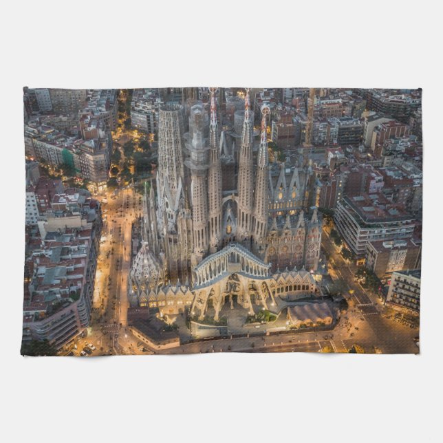 Linge De Cuisine Monuments | La Sagrada (Horizontal)