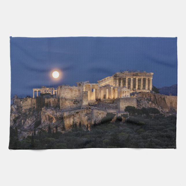 Linge De Cuisine Monuments | the Parthenon Athens, Greece (Horizontal)
